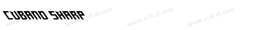 Cubano Sharp字体转换